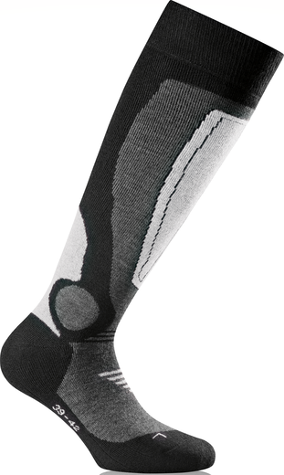 Rohner Skisocke Calf Basic Ski hellgrau - 2 Paar